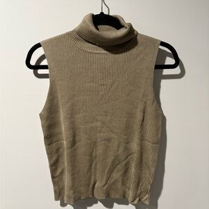 Saks Fifth Avenue Ribbed Tank Top Cream